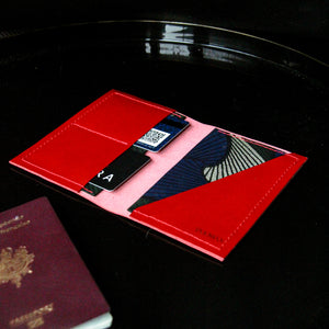 Protège passeport EMMA - rouge