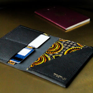 Protège passeport EMMA - noir